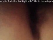 Getting fucked by a BBC in front of my cuckold