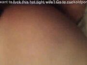 Getting fucked by a BBC in front of my cuckold