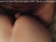 Getting fucked by a BBC in front of my cuckold