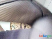 Phat PAWG in Fishnets Shows Off Her Big Ass and Thighs