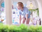 Indigo White - Spying on my Femboy Neighbor