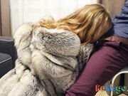 Romantic Tease in Fur for BDSM Blowjob