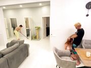 Cheating on My Girl with Her Sister Alina – Amateur Threesome