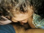 Cute brunette's kinky BDSM blowjob and fisting POV