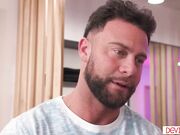 Busty milf lets stepson cum inside her