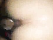 Brunette BBW taking thick BBC ballsdeep and sucking hubby