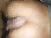 Brunette BBW taking thick BBC ballsdeep and sucking hubby