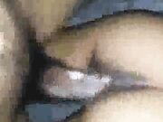 Brunette BBW taking thick BBC ballsdeep and sucking hubby