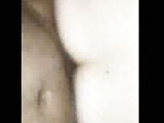 Curvy blonde Liisa sucking a stiff black cock