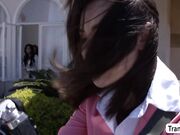 My bestie fuck my ass n photographer on my marriage