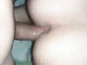 Fucking my wife doggystyle while she creams on my dick