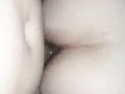 Fucking my wife doggystyle while she creams on my dick