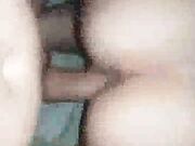 Fucking my wife doggystyle while she creams on my dick