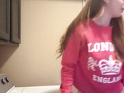 Riding the Dryer to a Hard Orgasm in my Air Bnb