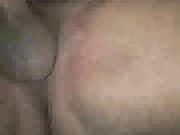 busty BBW wife taking BBC like a slut