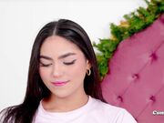 Gorgeous Brunette Plays Her Cute Pussy on Webcam