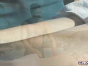 That outdoor massage got my ts dick hard