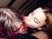 Stepsister Joins In - Amateur Threesome Blowjob Caught on Tape!