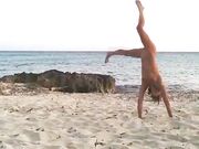 Sexy Couple's Public Beach Adventure