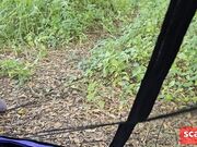 Morning Camping Creampie with a Small-Titted Amateur