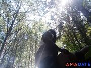 Hunting Big Black Dick in the Woods with a MILF