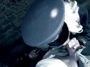 Nasty secret police officer Jordan Jagger interrogates a soldier