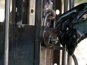 Unique mistress Latex Lucy spanks her latex coated slave Paige Delight
