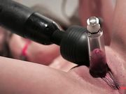 Sweet Sara Luvv experiences forced orgasm with mistress Aiden Starr