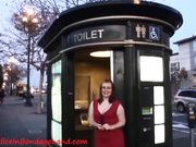 Aliceinbondageland – Piss Pants Public Toilet Humiliation – Mistress Alice and Madame TrixieFou