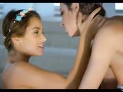 Lesbian nymphs Lily Adams and Uma Jolie lick pussies till they cum