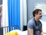 Caught horny nurses having sex in my room