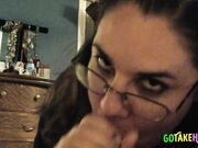 Big Beautiful Woman Gives Blowjob to Her Man