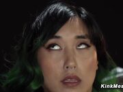 Kinky Mia Earns Her Collar