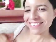 Cheating whore wife Daniela Duran dances naked on onlyfans before her wedding