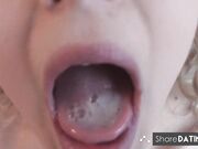 Blonde Amateur Blowjob POV Cumshot