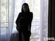 Stepson Spies on Masturbating Milf Through Window