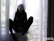 Stepson Spies on Masturbating Milf Through Window