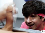 Must Watch this Threesome anal in the gym