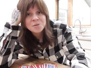 Big-Tit Tattooed Amateur Shows Off Her Body on Webcam for Step-Daddy