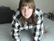 Big-Tit Tattooed Amateur Shows Off Her Body on Webcam for Step-Daddy