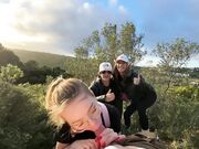 Strangers Join Us for a Public Blowjob