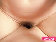 Big-Titted Babe Moans Loudly as She Cums Thrice on a Soft Dick