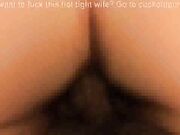 Wife has big orgasm with black bull while husband watches