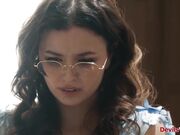 Petite student fucked by perv counselor