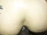 Blonde wife in interracial cuckold gangbang