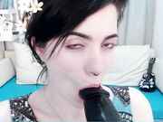 Teen Angel Plays with Her Black Sex Toy