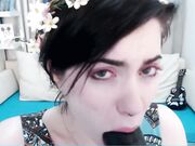 Teen Angel Plays with Her Black Sex Toy