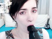 Teen Angel Plays with Her Black Sex Toy