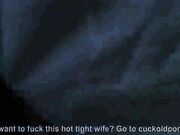 sexy wife amber blank husband to film her getting bred