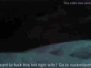 sexy wife amber blank husband to film her getting bred